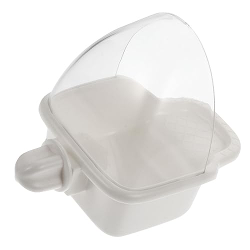 GALPADA Hanging Bird Bath Tub Multi Functional Parrot Bath Box Food Feeder for Cockatiels Pigeons Parakeets Durable Design for Garden Use Capacity for Easy Feeding