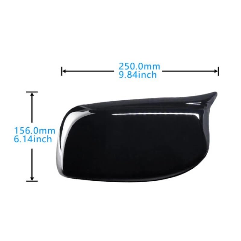 Capuchons de rétroviseur extérieur noir brillant paire de coques E60 E61 E63 E64 - 2