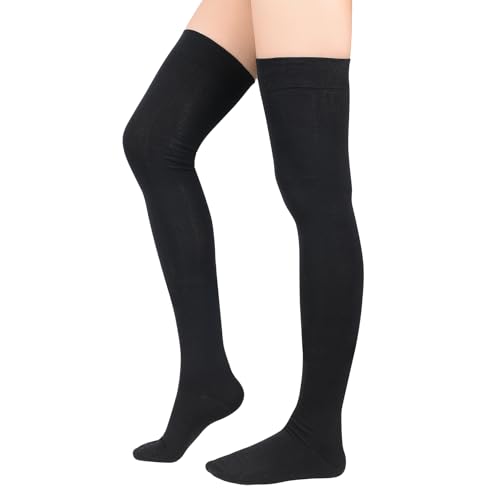 Image of Century Star Casual Thick Thigh High Socks for Women-Solid Over the Knee High Sock Warm Thigh High Boot Stockings