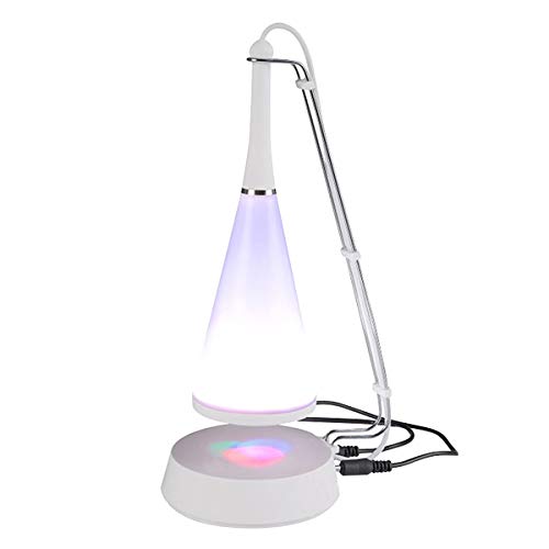 Preisvergleich Produktbild OSALADI LED-Schreibtischlampe mit drahtlosem Ladegerät Bluetooth-Mobiltelefon Schnelle Ladung Augenschutz-Tischlampe (weiß)