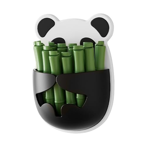 Imanes de nevera – Imanes de nevera para niños – Imán de panda para nevera | Clips magnéticos para decoración de nevera | Para el hogar, cocina, oficina, dormitorio, taquilla, apartamento, pizarra