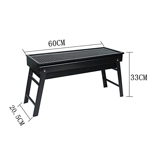 Barbecue portable pliable grill à charbon BBQ extérieur avec grille pliante