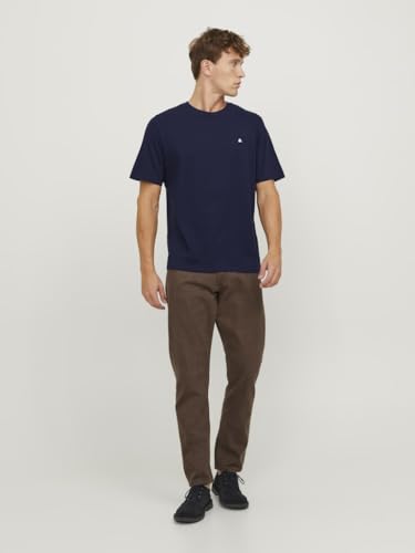 JACK & JONES Herren JJPAULOS Tee SS Crew Neck, Navy Blazer/C W. 2 x Navy Blaz, S – Ansicht 2