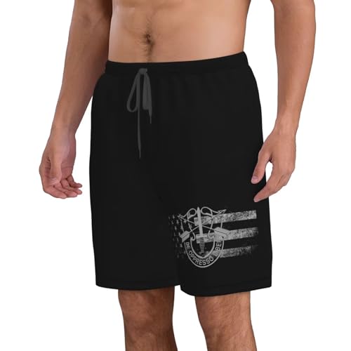 Us Special Forces Insignia Men's Beach Shorts Men's Casual Pants Summer Shorts Men Pants2