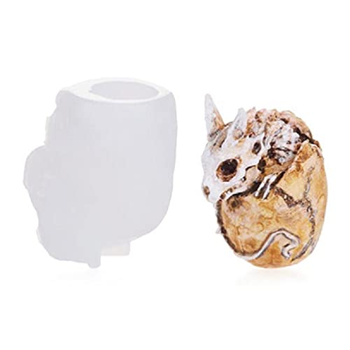 xllLU Dragon Egg Epoxy Resin Mold Jewelry Pendant DIY Crafts Ornaments Silicone Mould Jewelry Pendant Silicone Mould, Multicolor