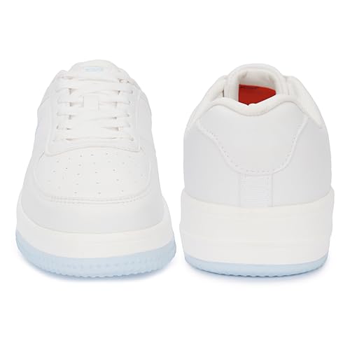 Image of JQR Croma-W Casusal, Stylish,Colour Changing Sneaker for Women Sneakers for Women (White, Blue)