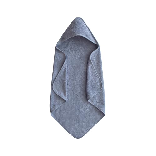 Image of mushie Baby Hooded Towel | Organic Cotton (Tradewinds)