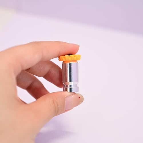 4-Pack Handmade Sunflower Schrader Valve Stem Caps, Vibrant Car & Bike Accessory, Unique Driver Gift, Cute Tire Decor, Novelty Wheel Accent, Universal Fit for Schrader Valves