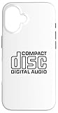 Disque compact Disque Compact audionumérique CD, Compact Disc Digital Audio Coque pour iPhone 16
