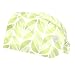 Yellow Leaves 2 Pcs Unisex Working Cap with Button Sweatband Adjustable Tie Back Bouffant Hats