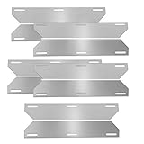 Folocy BBQ Gas Grill Replacement Parts, Stainless Steel Heat Plates heat Tent Shield Burner Cover Kit for Jenn-Air 720-0062, Members Mark 720-0586A, Nexgrill 720-0063, Costco Kirland, 17 3/4' X 6 3/8'