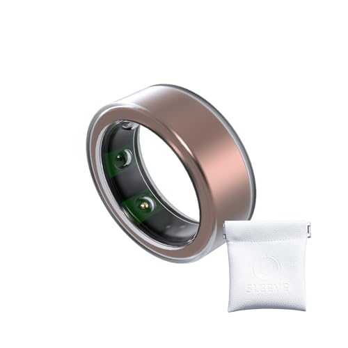 OSLEEVE Smart Ring Protector | Compatible with OuraRing (Gen 3+4)/Ultrahuman/S Galaxy | Silicone Cover for Active Lifestyle & Gym | Premium Comfort & Protection | Luxe Clear | Medium