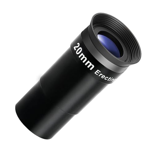 SZYDD 20mm Erecting Eyepiece with Broad View for Astronomys Telescopes, 1.25inch Comfort Fit Cows Look Like