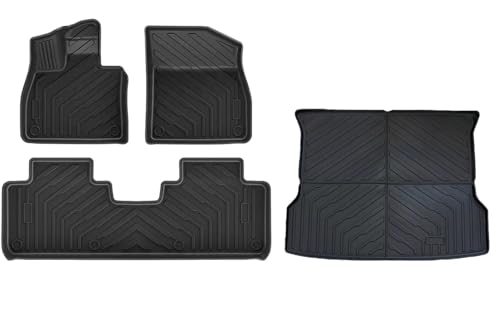 Tapis de coffre Xpeng G6 doublure de sol premium en TPE thermoformé 3D