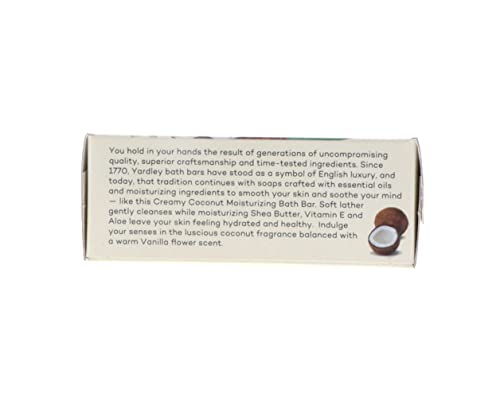 Yardley Creamy Coconut Moisturizing Bath Bar #TOP4