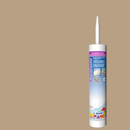 Image of Mapei Keracaulk S Premium, Paintable, Sanded, Siliconized Acrylic Caulk, Expertly Formulated to Match Grout Colors, 10 oz., 5044 Pale Umber- Sanded