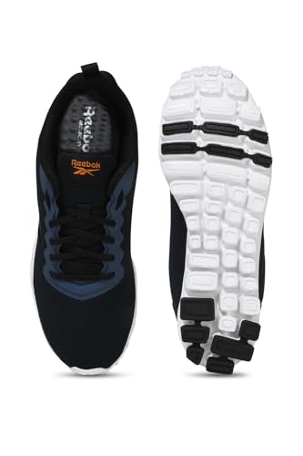 Image of REEBOK Men Synthetic Flex O Astro Training Shoes Noble Grey MET - Black - Nacho UK-9