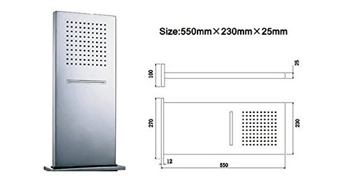 Mitigeur douche chrome de qualité supérieure Gowe à fonctions multiples - 3
