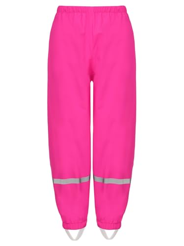 Boys Girls Waterproof Rain Pants Lightweight Water Resistant Cargo Pants Kids Single Layer Overpants Rainwear3