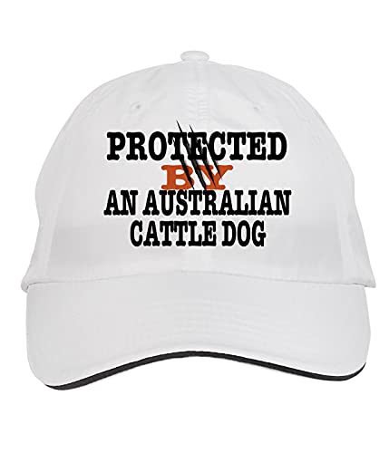 Gorra ajustable Makoroni con diseño de perro blanco miniatura 1