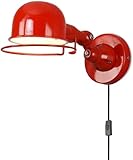 HMAKGG Vintage Wandlampe Schlafzimmer, Innen Metall Wandleuchte Bettleuchte mit Schalter...