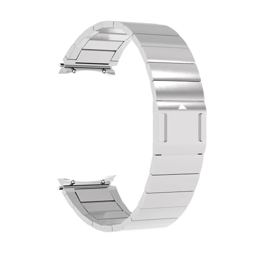 [X] Ԃ̂ȂCXgbvAFit For Samsung Galaxy Watch 6/5/4 44mm 40mm 5 Pro 45mm 6 Classic 47mm 43mmoh^J[uGhuXbgɓK(Silver,Watch 