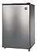 Frigidaire Compact Fridge, 4.5 Cubic Feet, Stainless Steel