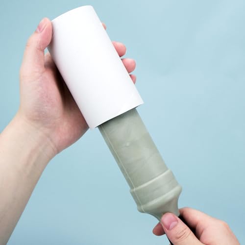 Image of 4.5 inch Lint Roller Refills Only for Spotty Jumbo Extra Sticky Adhesive Lint Roller Pet Cat & Dog Removal for Clothes and Furniture, Pack of 5 Refills, 300 Sheets Total