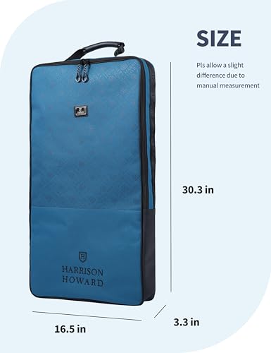 Bolsa de brida impermeable Harrison Howard azul con estante de 3 puntas 7