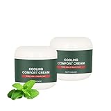 Crema fría y reconfortante, gel de enfriamiento instantáneo, crema hidratante del pie de verano, enfriamiento del tamaño de viaje, crema de sensación de calor, refrigeración de absorción rápida,2PCS