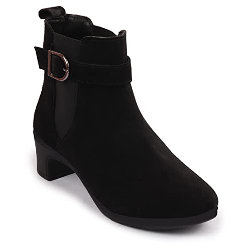 Image of FAUSTO Women Flared Heel Boots
