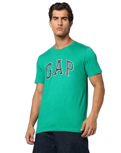 Image of Gap Men Graphic Printed Slim Fit Crew Neck Short Sleeves T-Shirt
