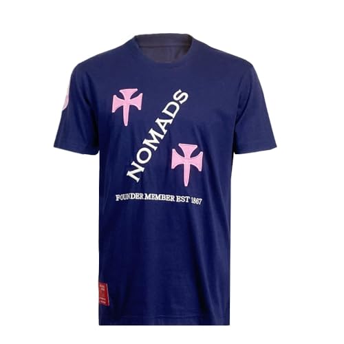 T-shirt de rugby Nomads 1871 polo vintage en coton respirant style sportswear