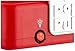 Pop Pup Popcorn Machine - 2.5oz Popper with Stainless-Steel Kettle, Serving Tray, Warming Light and Accessories by Great Northern Popcorn (Red)
