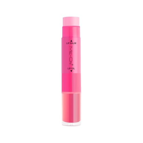 Image of ME-ON Juicy Lips Duo | pH Lip Balm + Lip Oil Combo | Hydrating & Nourishing | Non-Sticky Gloss | For Dry & Chapped Lips | Soft, Glossy Finish | Travel-Friendly Lip Care (6.1 gm, Strawberry)