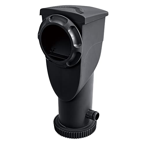 Summer Waves P53FX150K SkimmerPlus 1500 Gallon Above Ground Framed Swimming Pool Water Cleaning Filter Pump System, Black