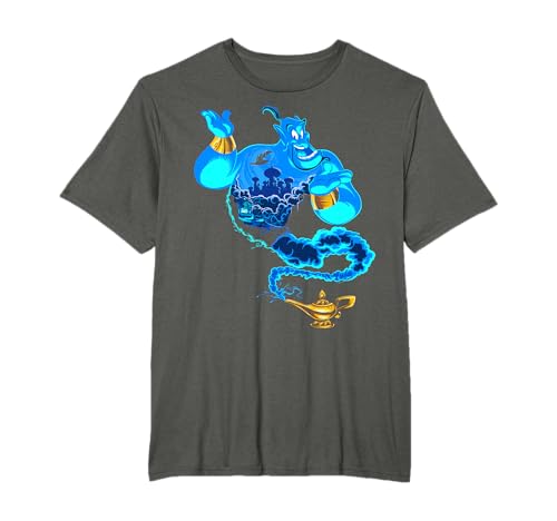 Disney Aladdin Genie Portrait Agrabah Fill Camiseta