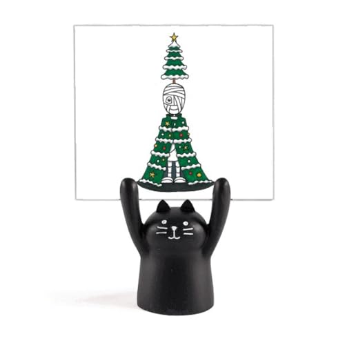 Porte-mémo chat noir égyptien le cadeau idéal pour les amoureux de chats