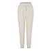 WWPPAION Linen Pants for Women Petite Cotton Summer Drawstring Elastic Waist Joggers Casual Soft Trousers with Pockets