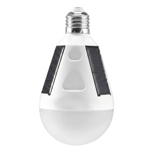 Ampoules solaires d'extérieur étanches à charge d'urgence multi-panneaux