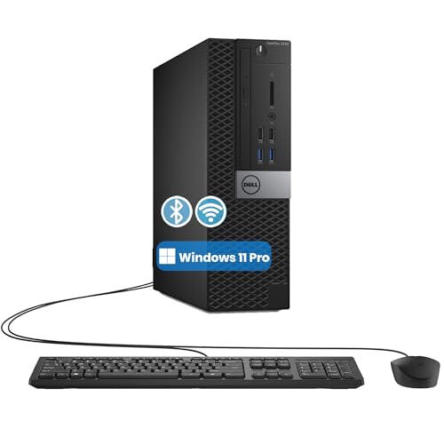 Dell OptiPlex 3040 SFF Desktop Computer PC, Intel Core i5-6500, 8 GB RAM, 256 GB SSD, Keyboard and...