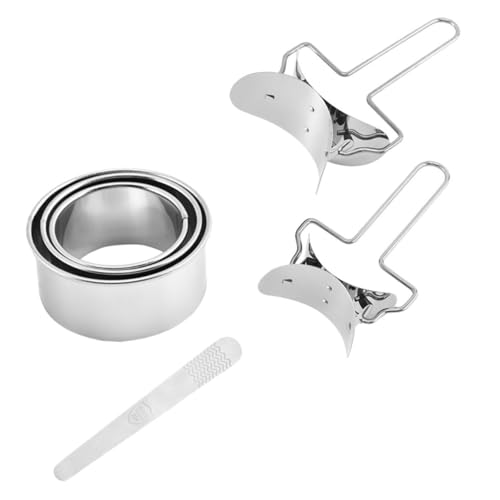 FUNOMOCYA Stainless Steel Dumpling Skin Cutter Multi-functional Round Dough Cutter for Dumplings Kitchen Supply