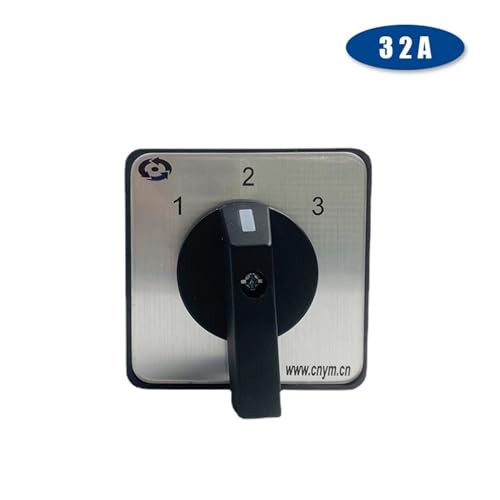 Interrupteur à came rotatif avec contact en argent robuste 32A - 4