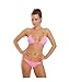 Produktbild Ongemo sexy Bikini Modell Aluna mit Ketten pink/rosa Größe L Damen Bikini-Set Bustier Zweiteilig Sommer Bademode Strand Badeanzug Swimsuit