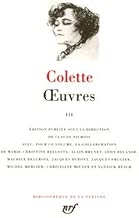 Download Colette : Oeuvres, tome 3 PDF