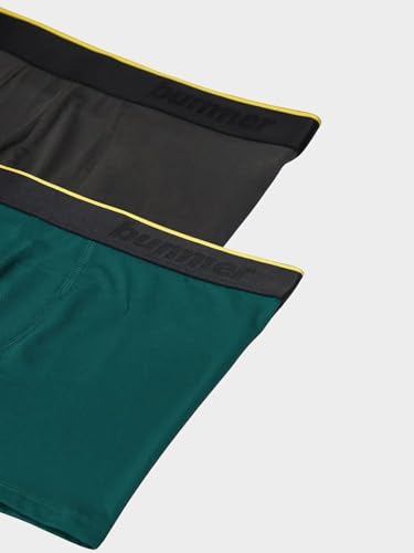 Image of Bummer Men's Finest Modal Underwear with Ultra Soft 4-Way Stretch Fabric for Ultimate Comfort - Anti-Bacterial & Breathable Solid Trunks Innerwear Combo Pack for Men
