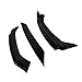 Car Front Bumper Lip Splitter Spoiler Diffuser Body Kits Compatible for VW Polo MK5 6R TSI TDI Standard 2009-2014 Pre‑Facelift Black Tuning