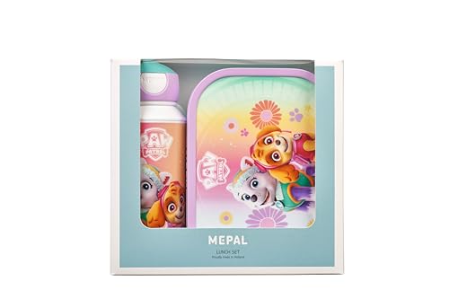 Mepal - Lunch Set Campus - Paw Patrol Girls - 400 ml + 750 ml BPA-Free Lunch Set including Pop-Up Drink Bottle & Lunch Box - Image 2