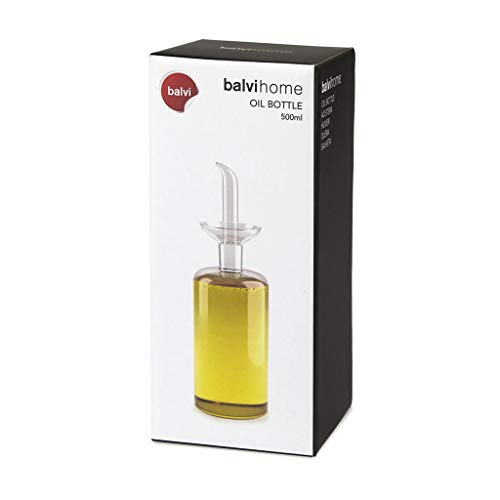 Miniatura 2 de Balvi - Aceitera De 500 Ml De Capacidad De Vidrio Transparente. Sistema Antigoteo. También Ideal Par