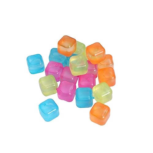 Cubo reutilizable cuadrado para hielo 20 piezas